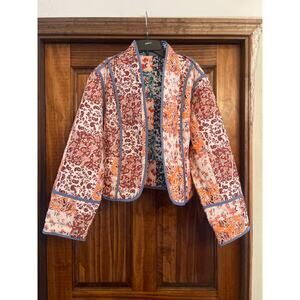 Reversible, quilted jacket size large